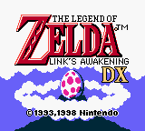 Legend of Zelda, The - Link's Awakening DX (France) Title Screen